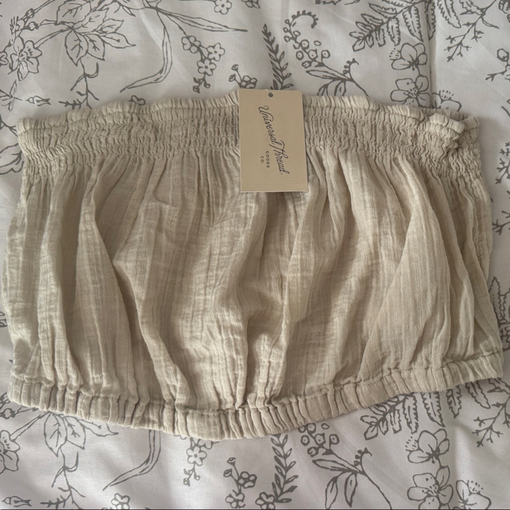 Universal Thread Cream tube top
